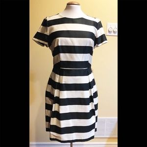 H&M Black and White Cotton Dress